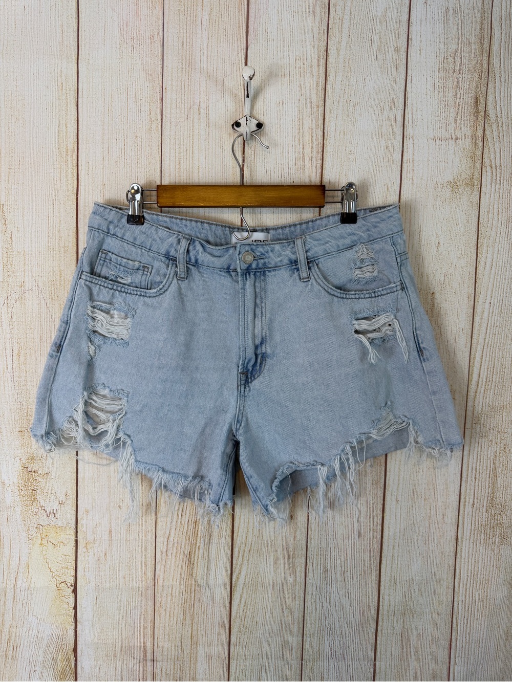 Vervet by Flying Monkey Distressed Denim Shorts – Size XL